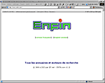 Enfin.com, un annuaire des annuaires et moteurs du Net. Il fallait y penser.